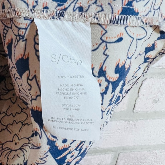 CAbi Style 3074 Stevie Flutter Sleeve Top Size S - Picture 10 of 10